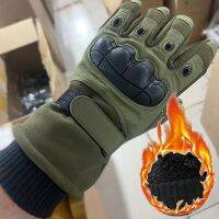 [COD] velvet full finger men and women soft shell O record special forces sports motorcycle riding winter to keep warm