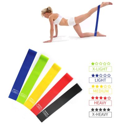 Rubber Resistance Bands Yoga Gym Elastic Belts Gum Loop Strength Pilates Crossfit Tools Office Home Fitness Workout Equipment