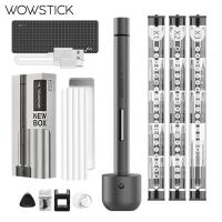 Wowstick ชุด1F + Plus 64 In 1ไขควงไฟฟ้าขนาดเล็กความแม่นยำสำหรับโทรศัพท์แล็ปท็อป USB ชุดไขควงชาร์จใหม่ได้พร้อมไฟ Led