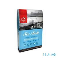 ORIJEN SIX FISH DOG 11.4kg โอริเจน สูตรปลา 6 ชนิด สำหรับสุนัข 11.4  กก.