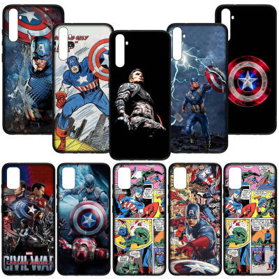 ซิลิโคน ปก C170 GD32 Captain America Shield logo Marvel Phone เคสโทรศัพท์ หรับ iPhone 14  13 12 11 Pro XS Max X XR 6 7 8 6S Plus 6Plus 14Plus 8Plus 14+ + 14Pro 11Pro 13Pro 12Pro ProMax อ่อนนุ่มCasing 7+ 8+ 6+