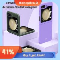 HONEYDEWD ผิวด้าน เคสโทรศัพท์โทรศัพท์ PC แข็งมาก ป้องกันปกป้องปกป้อง ฝาครอบพีซี ของใหม่ เป็นมิตรกับผิว ที่ป้องกันป้องกัน สำหรับ Samsung Galaxy Z flip 5 อุปกรณ์เสริมโทรศัพท์