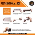 Pest Control In a Box Rodent Rat Mouse Trap Glue Board  x 3 Pieces. 