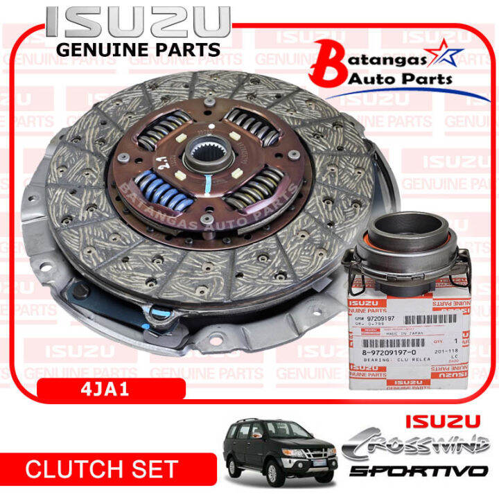 Clutch Disc Set ISUZU CROSSWIND SPORTIVO GENUINE PARTS 20012019