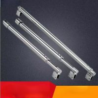 Stainless steel Shower Glass door fixed rod/clipBathroom glass support barPlane fixedAdjustable lengthshower accessories