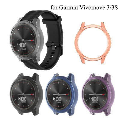 เคสป้องกันสำหรับ Garmin Vivomove 3 3S คุณภาพสูงเคส TPU นาฬิกาอัจฉริยะบางเคสกันกระแทกสำหรับ Garmin Move 3 3S