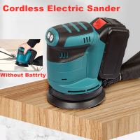 Electric Sander Polisher 3 Gears เครื่องบดไม้เครื่องขัด Sander Random Orbit Electric Sander สำหรับแบตเตอรี่18V Makita