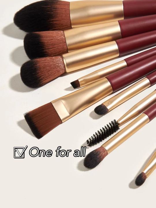 พร้อมส่ง-พร้อมส่งจากไทย-แปรงแต่งหน้า-h35-brush-set-เซต10ชิ้น-แปรงปัดแก้ม-แปรงไฮไลท์-แปลงแต่งหน้า-make-up-brush-fancy