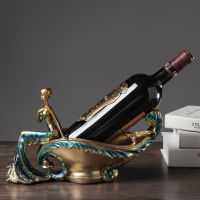 Women Shaped Sculptures Wine Bottle Holder Premium Resin Design Sturdy Sculptures Wine Rack Kitchen Decoration Crafts Bolero