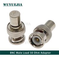 BNC Male Load Plug Connector Coaxial Brass Resistor Terminator Dummy BNC Male Loads Impedance 50/75 Ohm Connector Adapter