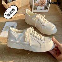 COD DSTGERTERERE Plus Size 35-43 Womens Shoes 41 Platform White Shoes Spring and Autumn Leisure Big Head Shoes Womens Winter Fleece-Lined Canvas Shoes 42