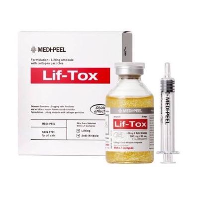 แอมพูลสปาผิว ผิวกระจ่างใส หน้าเด็ก ผิวเฟิร์มแน่น ยก ผิวกระชับ Medi peel tox ampoule Lif Tox and Mela Tox 35ml