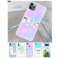 T-234 Cute Alpaca โปร่งใส อ่อนนุ่ม ซิลิโคน TPU เคสโทรศัพท์ หรับ iPhone 13 14 G9 Moto 12 G8 Play Mini SE Power Max Plus Pro