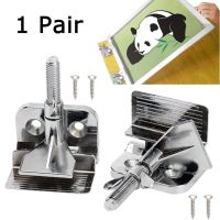 2Pc Silk Screen Printing Hinge Clamps for Screen Printing Frame Machinefor Fixing Screen Printing MeshScreen Printing DIY Tool