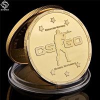 【CC】๑  Counter Strike Design Gold Commemorative Games Coin Collection