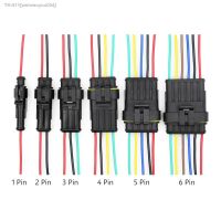 ❁ 1/2/3/4/5/6 Pin Way Car Waterproof Electrical Auto Connector Male Female Connector Plug Wire 18 AWG harness for Car Motorcycle