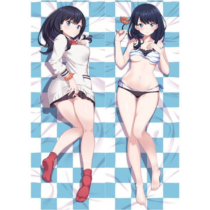 ปลอกหมอนลายอนิเมะเด็กผู้ชายเด็กผู้หญิง-ปลอกหมอนตัวกอด-dakimakura-ss-gridtakman-arada-rikka-ตกแต่งห้องบ้าน