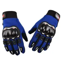 Motorcycle Riding Racing Gloves Anti-Slip Snti-Fall Rider Warm Gloves Equipped With Touch Screen Motorcycle Full Finger Gloves