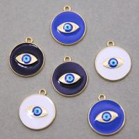 【YF】▣  6pcs 24x21x3mm Enamel Evil charms for making earring pendant bracelet and necklace charm