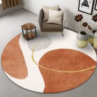 【CC】┇  Luxury Round Carpets Room Sofa Tables Rug Ins Decoration Bedroom Non-slip Mats