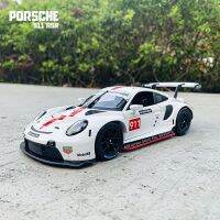 โมเดลรถแข่ง Urago 911 Porsche RSR โมเดลรถโลหะผสมของเล่นแบบชุดสะสมอาร์ตเดคโคของขวัญจากโรงงาน