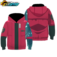 เด็ก Tri Stampede คอสเพลย์ Vash The Stampede Hoodie เครื่องแต่งกายอะนิเมะ Coat Pullover Hooded Sweatshirt สำหรับหญิง Boys