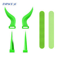 Espace หูฟัง Ox Horn จี้ซิลิโคนน่ารักอุปกรณ์ตกแต่งเครื่องประดับสำหรับหูฟังบลูทูธ