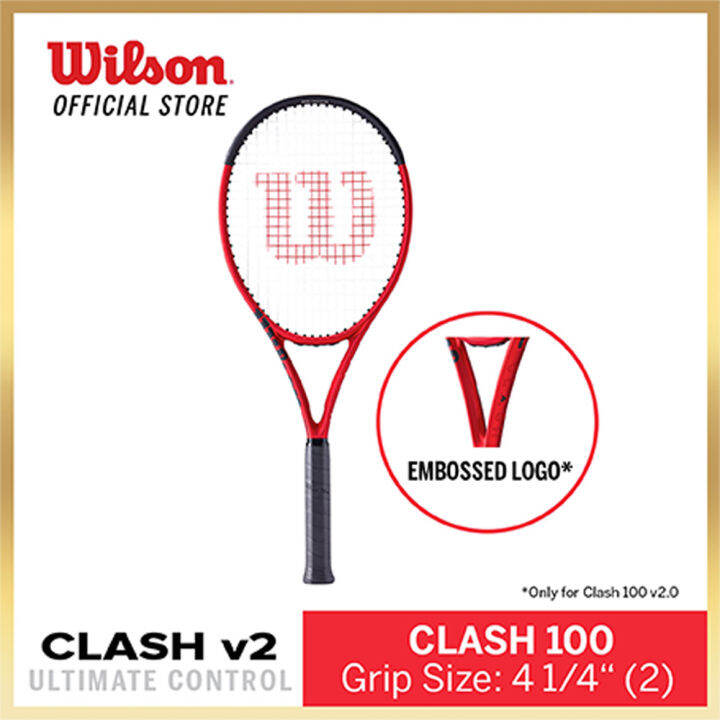 Wilson Clash 100 v2.0 Tennis Racket Grip Size 2 Lazada