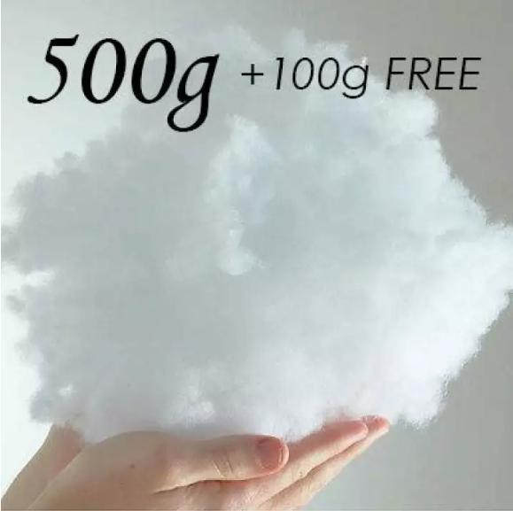 New 500g Polyester Fiberfill Stuffing Filling Toys Quilts Pillow Filler  Cotton
