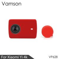 Vamson เคสป้องกันซิลิโคนอุปกรณ์เสริมกล้อง Xiaoyi 2 4K,เคสกันฝุ่นที่ครอบสำหรับ Xiaomi ผิวสำหรับ Vp628 Yi 2 4K