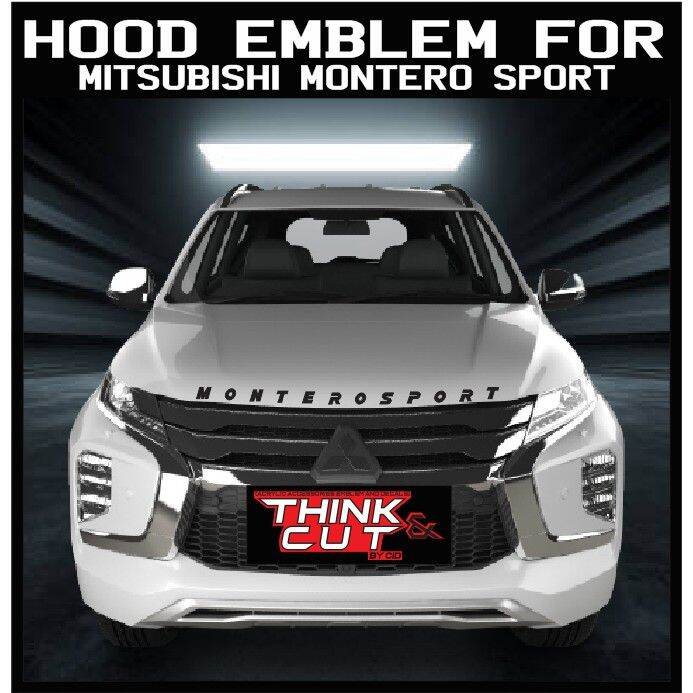 Acrylic hood emblem for Mitsubishi Montero Sport Lazada PH