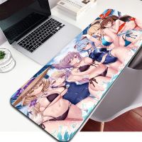 Hot Nekopara Beautiful Hololive Girl Large Mouse Pad XXL PC Gamer Laptop Mini Computer Keyboards Pad Carpet Anime Mouse Pad Desk Mat