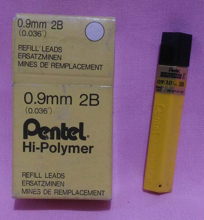 Refil isi Pensil Pentel Mechanical Pencil Lead 0.9 0,9 Bagus READY