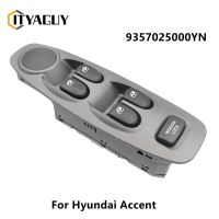 สวิตช์หน้าต่างไฟฟ้าด้านซ้ายของ9357025000YN สำหรับ Hyundai Accent 93570-25000 9357025000