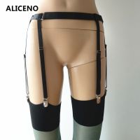 【YF】☂♣  Six-Strap Adjustable Suspender Waist Garter for Stockings Clubwear Garters Stocking SW039