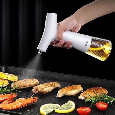 hotx【DT】 Electric Spray Bottle Dispenser USB Charging Soy Sauce Jar Vinegar Storage BBQ Sprayer