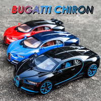 132 Alloy Toy Car Models Bugatti Chiron With Sound Light Diecasts Toys Vehicles 3 Doors Opened Car Toy Collection Gift For Kids