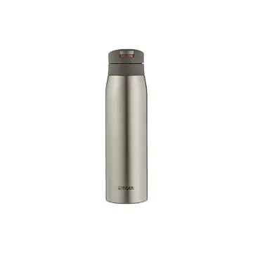 Tiger Thermos Water Bottle 480ml Tiger Thermos TIGER Mug Bottle One Touch  Lightweight MKA-K048KK Black