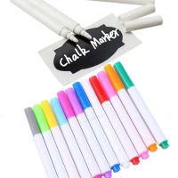 【YD】 Chalk Erasable 1/4/7/12Pcs/Set Glass Windows Blackboard Chalkboard Window