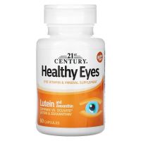 21st Century, Healthy Eyes, Lutein &amp; Zeaxanthin, 60 Capsules