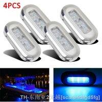 hyfvbujh◎► 4PCS 12V 24V Taillights 3 Boat Stair Side Indicator Turn Courtesy Lights Accessories