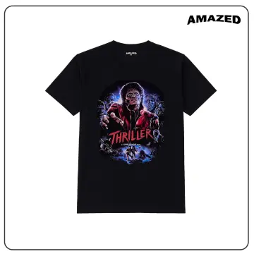 Hybrid Michael Jackson Thriller Mens Black T-Shirt