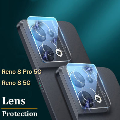 ฟิล์มเลนส์สำหรับ OPPO Reno 8 5G /Reno 8 Pro 5G/Reno8 Z 5G Anti-Scratch กระจกนิรภัยด้านหลังครอบคลุมเต็มรูปแบบเลนส์กล้องฟิล์มกันรอย