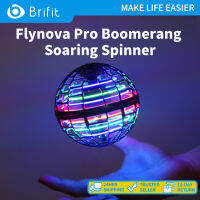 Brifit Flying Ball ของเล่นสำหรับเด็ก Flying Fans ลูกบอลเหนี่ยวนำ UAV Swing สำหรับเด็กพร้อมไฟ LED, รีโมทคอนโทรล, Swing, Pass, Suspend, Lift-off