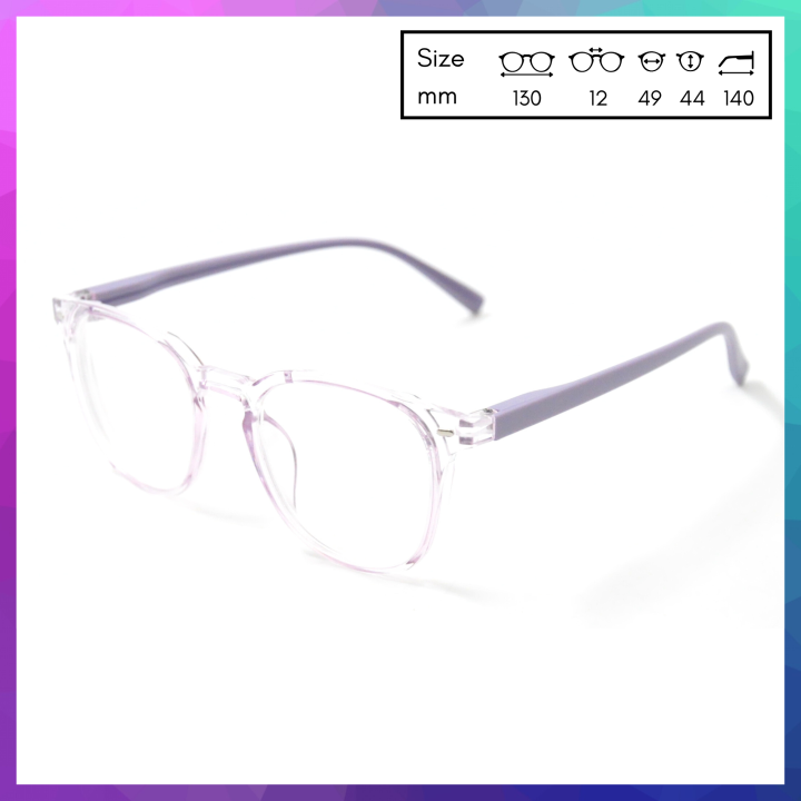 แว่นสายตาสั้น-แว่นสายตา-แว่นขาสปริง-แว่นตา-กรอบแว่น-แว่นกรอบใส-แว่นตาอ่านหนังสือ-สายตาสั้น-50-ถึง-400-ใส่ได้ทั้งหญิงและชาย-by-fullcart