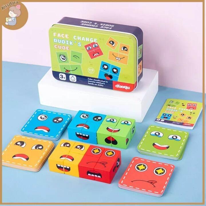 Kissdora Emoji puzzle blocks for kids funny puzzle for kids Lazada PH