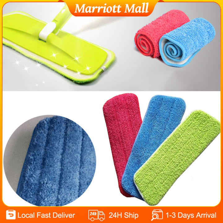 Mop Head Replacement Cloth Microfiber Mop Pad Paste Cloth Cover Glue-type  Floor Cleaning Home Spray Water Spraying Flat Dust