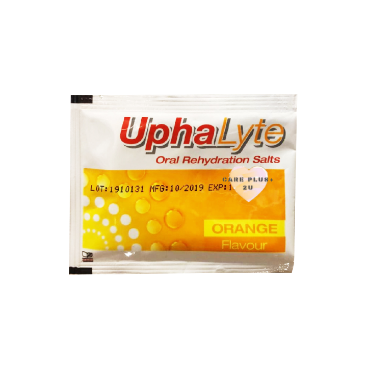 UphaLyte Oral Rehydration Salts Orange Flavour (1 sachet) ORS for Vomiting & Diarrhoea Lazada