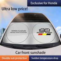 Car Windshield Sun Visor UV Protection Cover Interior Protective Cover for Honda Civic Jazz Fit Spirior Accord Vezel Brio Shuttle Cr-V City Hr-V