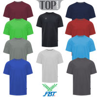 FBT เสื้อคอกลมสีล้วน 12009 ผ้าลื่น 15 สี ระบายอากาศ น้ำหนักเบา สวมใส่สบาย